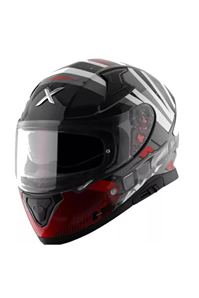 AXOR Apex Axor hex 2 Cool Grey Red Full Face Kask