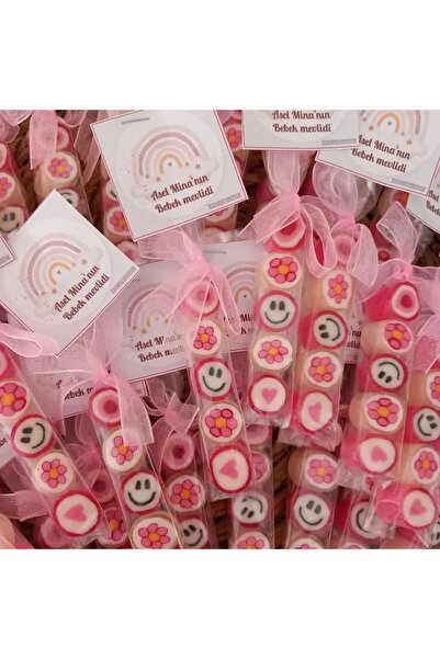 ŞEKERCİYAŞAR Pembe Temalı Babyshower, Mevlit Doğum Günü, Düğün, Nişan Şekeri ...