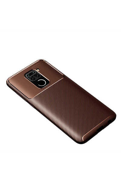 GRABONO Xiaomi Redmi Note 9 Case Carbon Fiber Look Ultra Slim Carbon Case