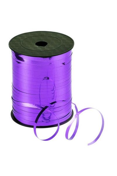 TİFOYS Purple Color Metallic Raffia 8 mm x 200 MT