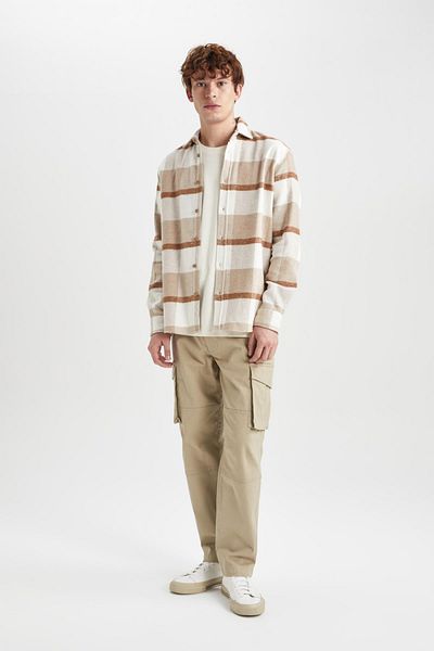 DeFacto Regular Fit Checkered Lumberjack Long Sleeve Shirt