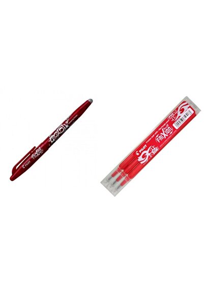 Pilot Frixion Ball Silinebilir Mürekkepli Roller Kalem 0.7mm Kalem+Yedek 3lü ...