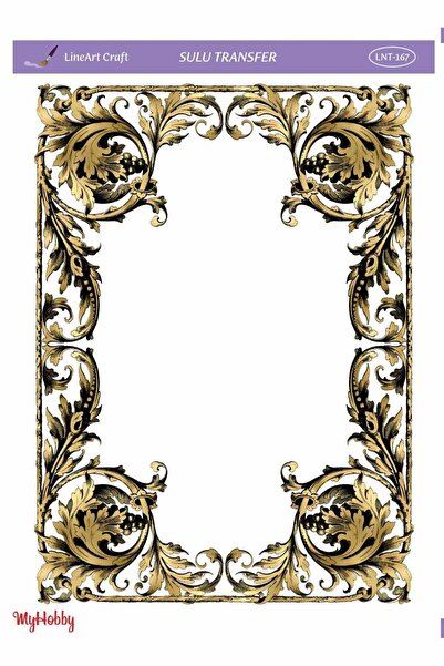 LİNEART Lineart Altın Sarısı Sulu Transfer LNT167 25x35cm