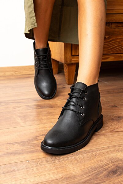 ZENNESHOES Дамски къси ботуши с връзки Clara