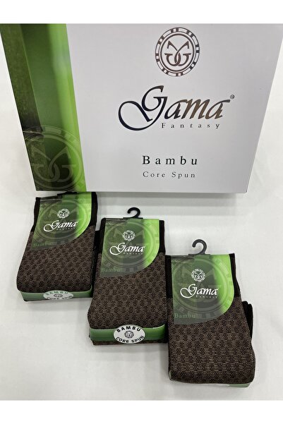 Gama Çorap 3 τεμάχια μπαμπού 100% φυσικές ανδρικές κάλτσες χωρίς νάιλον με χοντρές χειμερινές κάλτσες
