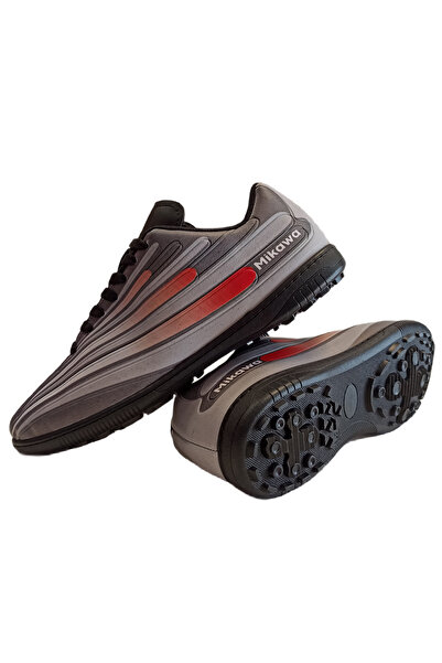 Mikawa Exclusive H-1008-3 Gri Erkek Halı Saha Futbol Ayakkabı