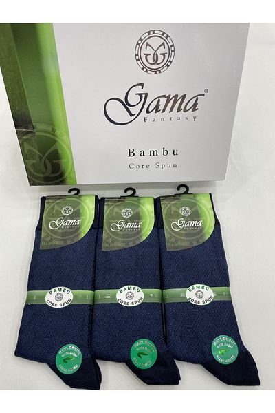 Gama Çorap 3 τεμάχια μπαμπού 100% φυσικές ανδρικές κάλτσες χωρίς νάιλον με χοντρές χειμερινές κάλτσες