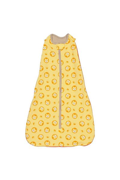 Woolnat 0-36 Months Organic Cotton Double Layer Sleeveless Lion King Themed Baby Swaddle/Sleeping Bag