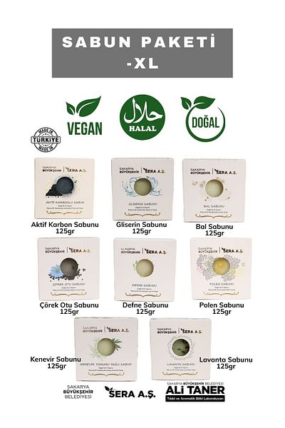 SBB SERA Soap Pack - Xl - 100% Natural Halal Vegan Certified