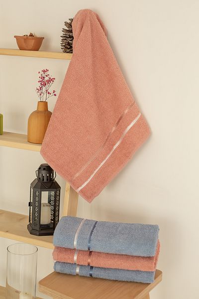 NUTEX طقم من 4 مناشف لليد والوجه مقاس 50 × 85 سم