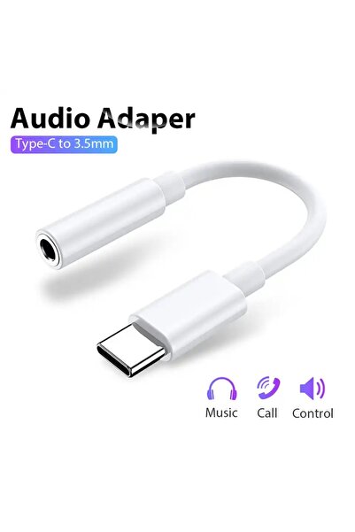 UYGUN ELEKTRONİK Type-c (USB C) to 3.5mm Aux Dönüştürücü Adaptör Kulaklık Dön...