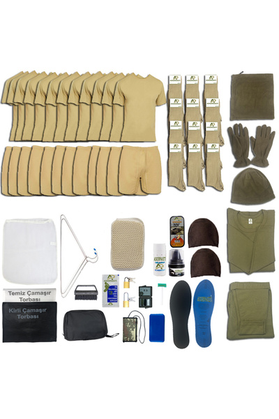 askerpaketi 12-Piece Winter Basic Soldier Set: Winter Costed Soldier Material...