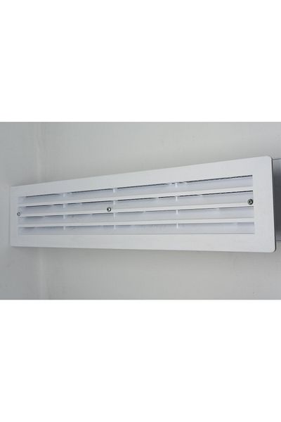 RENUZU White Aluminum Wire - 9X40, Double Grid under Door Grille, Anti Bacterial