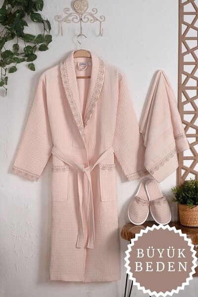 Arliva Home VIOLA BÜYÜK BEDEN PIKE ÇEYIZ SETI SOMON 2XL