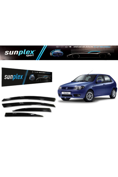 SUNPLEX Fiat Palio 2004 Model Uyumlu Araca Özel Cam Rüzğarlığı Ön Arka 4lü
