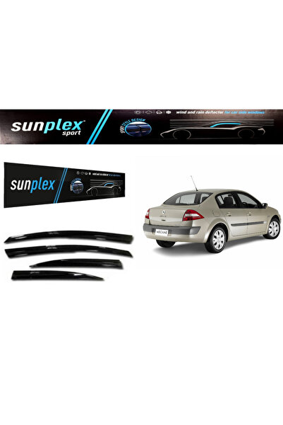 SUNPLEX Renault Megane 2 2007 Model Uyumlu Araca Özel Cam Rüzğarlığı Ön Arka 4lü