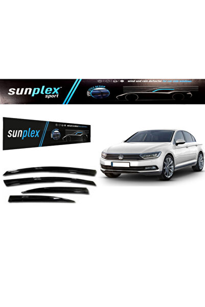 SUNPLEX Volkswagen Passat B8 2016 Model Uyumlu Araca Özel Cam Rüzğarlığı Ön A...
