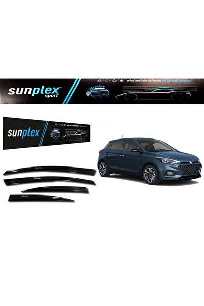 SUNPLEX Hyundai İ20 2016 Model Uyumlu Araca Özel Cam Rüzğarlığı Ön Arka 4lü