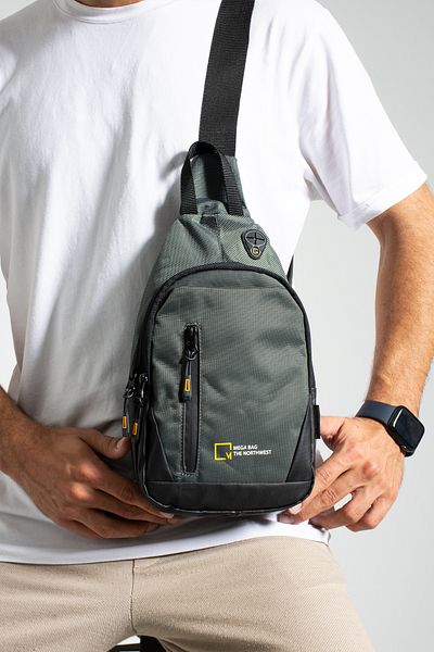 YOGII Merida Model Cross Shoulder and Chest Bag Ποιότητα Αδιάβροχη Sports Unisex Λειτουργική