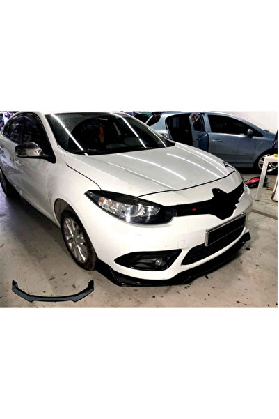 DKELEKTRONİK Renault Fluence Ön Tampon Eki Body Kit Lip Karlık Siyah Uyumlu