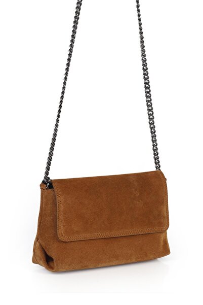 Ysmn Γνήσιο δέρμα σουέτ γυναικεία τσάντα ώμου με μακρύ λαβή με αλυσίδα YC012044HSD