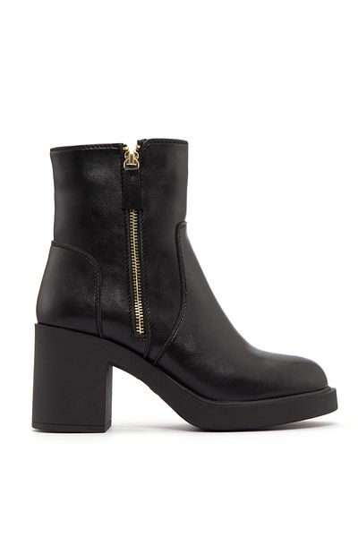 Sole Sisters Cizme cu toc Negru - CERIMA