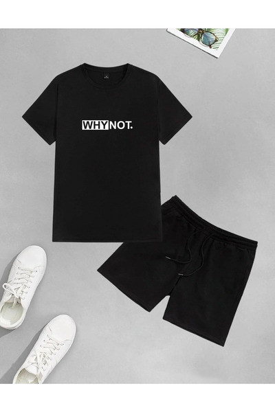 AY MONTANA Σετ σορτς και μπλουζάκι AYMONTANA Unisex Why Not Printed