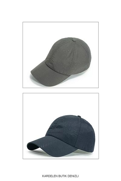 Kardelen Butik Denizli Quick-Drying, mesh, micro Unisex Hat (golf, Tennis, running, hiking and camping hat) (dark Green)