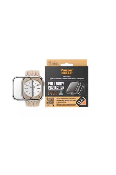 PanzerGlass FULLBODY APPLE WATCH 9/8/7 45MM UYUMLU CLEAR D3O EKRAN KORUYUCU