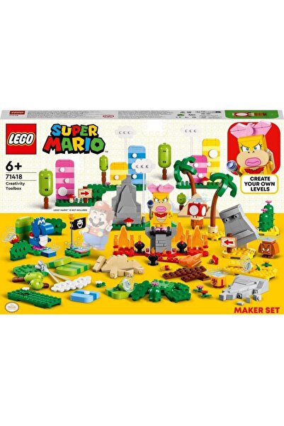KURU SOĞUK سوبر ماريو ™   مجموعة أدوات الإبداع 71418-6 للأطفال من سن K فما فوق