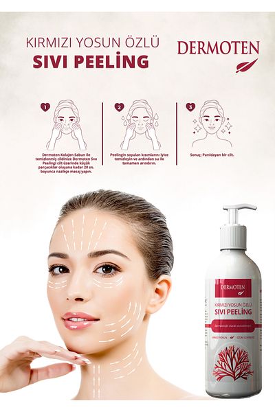 Dermoten 150 ml Red Seaweed Extract Liquid Peeling
