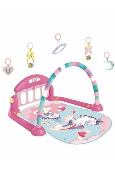 BABYCİM Piyanolu Oyun Halısı - Pembe