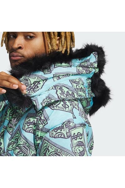 adidas Jeremy Scott Money Print Unisex Parka IA0100