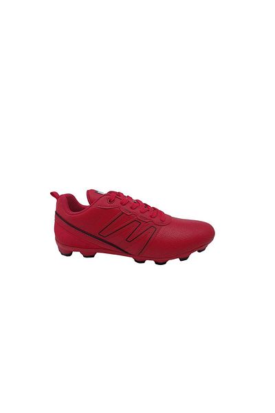 Jump 28524 Men's Red Lace-up Crampon Football Shoes