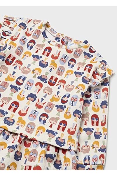 MAYORAL Kız Bebek Bej Elbise Polar