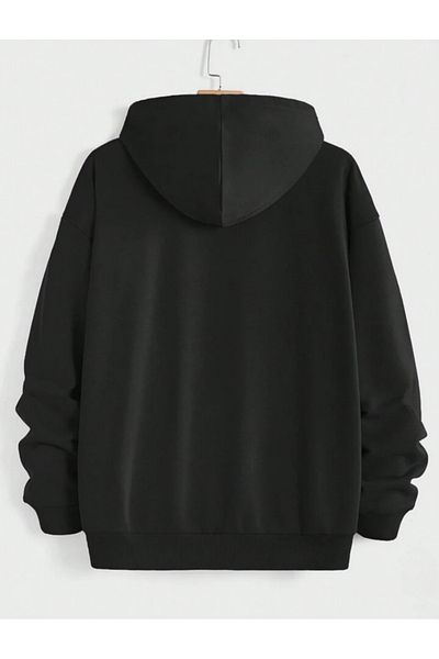 BYMEER Unisex Μαύρη Ζακέτα με φερμουάρ New York
