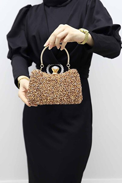 ROZA CANTA Γυναικεία τσάντα βραδινό φόρεμα Portfolio από φυσική πέτρα τριαντά...