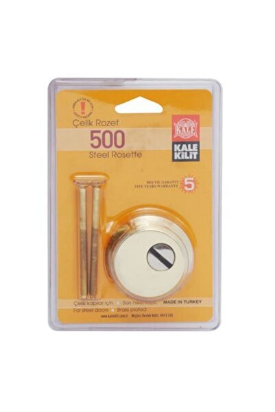 Kale Kilit Kale Celık Kapı Rozetı Sılındırlı Sarı 500