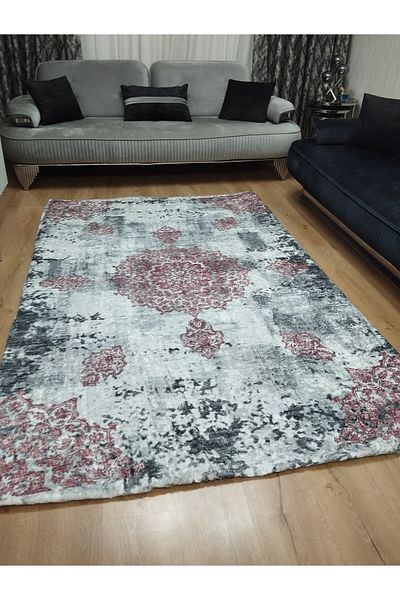 ESPİCAL HOME Elastic Carpet Cover Made of Soft Velvet Fabric