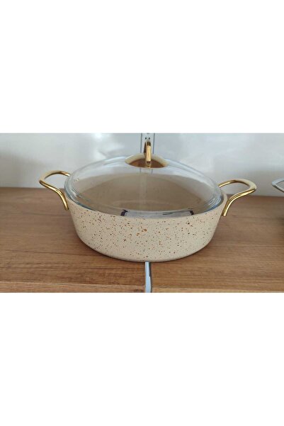 Kısmet granit gold 30 basık tencere