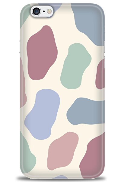 MRCİLETİSİM Case for iPhone 6 Plus Case Hd Print Case - Colorful Speckle + Full Screen Protector