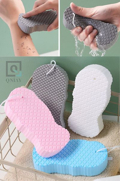 Kalsiyum Mood Shower Washcloth Magic Sponge Children Baby Bath Sponge Body Skin Massage Brush Extra Soft