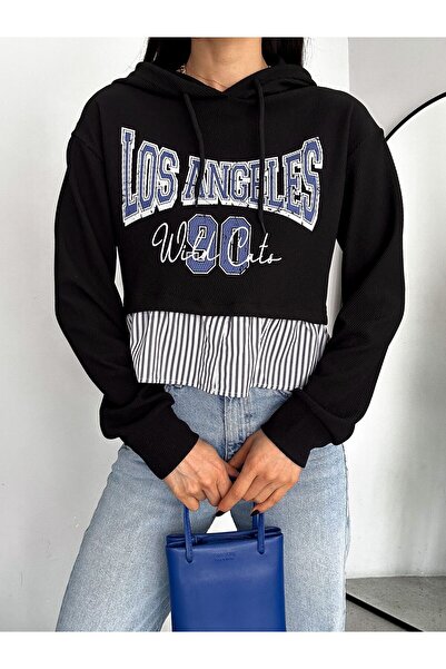 Noa Noa Γυναικεία πουλόβερ με γραφή LOS ANGELES