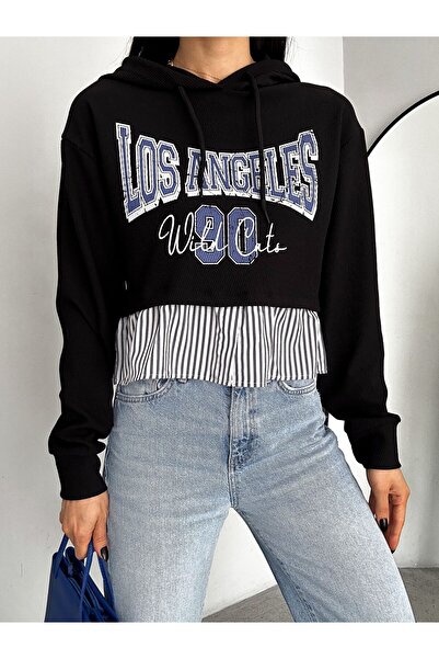 Noa Noa Γυναικεία πουλόβερ με γραφή LOS ANGELES