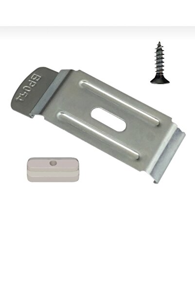 Şahinsoy perde Stor & Zebra Perde Montaj Ayağı Seti Geniş Kasa Vida, Plastik Aparat Ve Portray, 10 Lu Set, 30 Parça