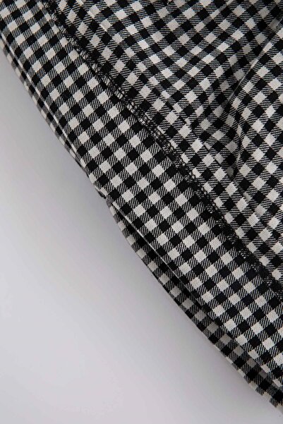 DeFacto Koszula flanelowa z długim rękawem dla dziewczynki w kratę