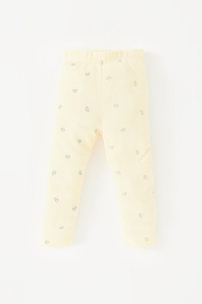 DeFacto Baby Girl Printed Long Sleeve Ribbed Camisole Pajama Set