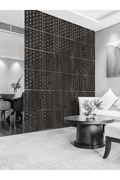 standarts Makta ® Lazer Kesim Sarkıt Paravan, Ahşap Seperatör, Oda Bölücü 4'l...