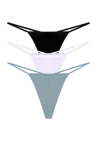 riways secret Cotton Rope Thong 3 Pack