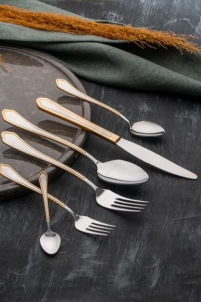 ACAR Glory 12 Person 72 Piece Fork Spoon Knife Set